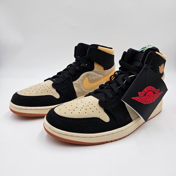 Nike Air Jordan 1 Zoom CMFT 2 Men’s Shoes Muslin Vivid Orange DV1307-100 - Picture 2 of 11